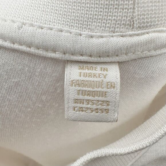 Ted Baker Womens Saina Sweatshirt 2 Cropped White Blue Toile Embroidered Artsy - Picture 6 of 13